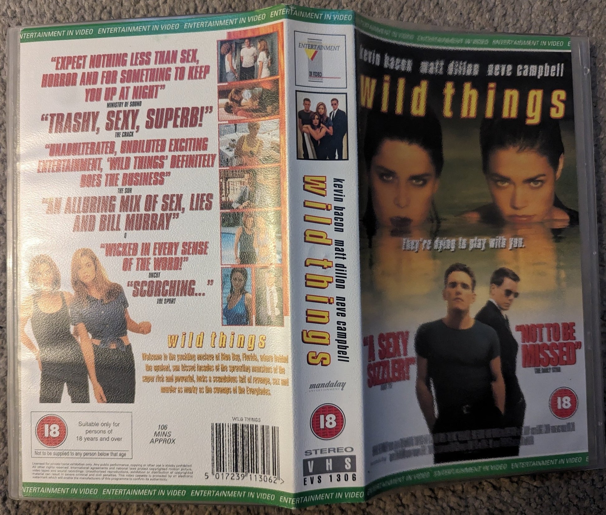 Wild Things (1998) VHS Video - Flippin Retro Video Shop