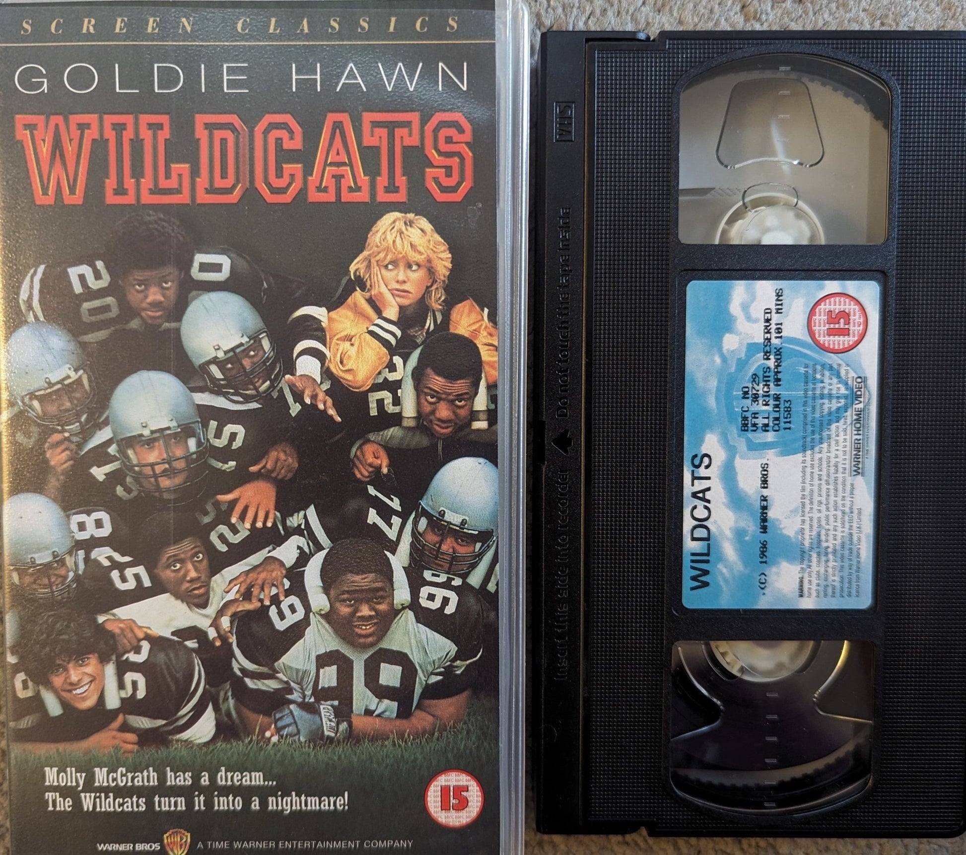 Wildcats (1986) VHS Video - Flippin Retro Video Shop