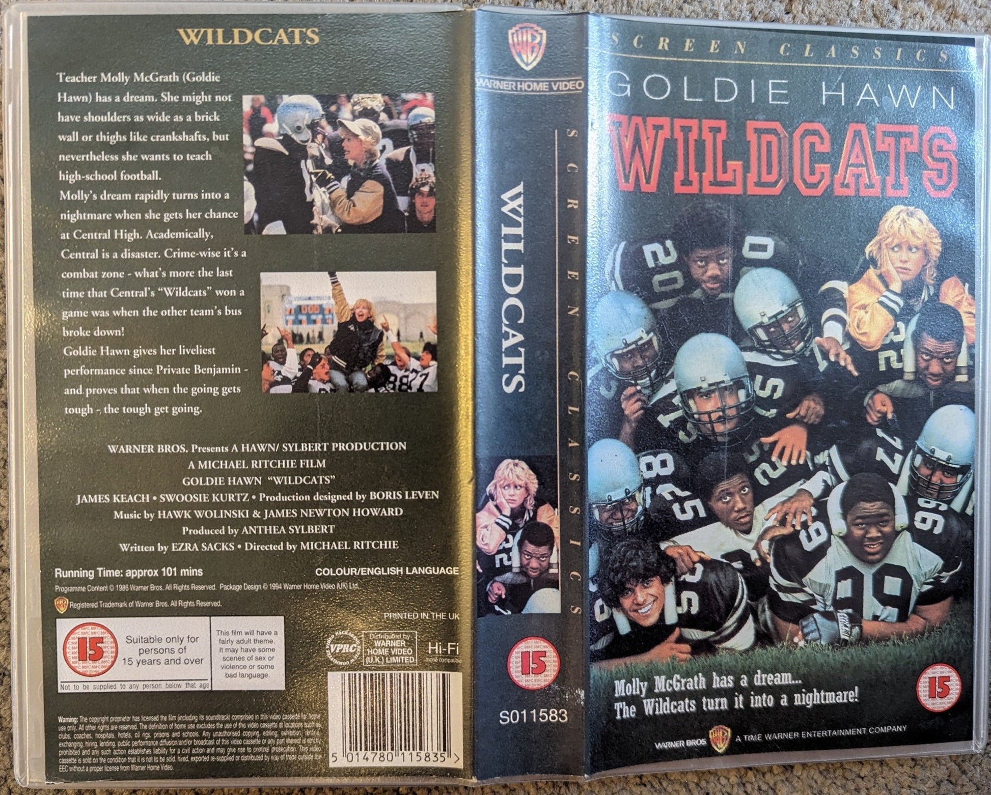 Wildcats (1986) VHS Video - Flippin Retro Video Shop