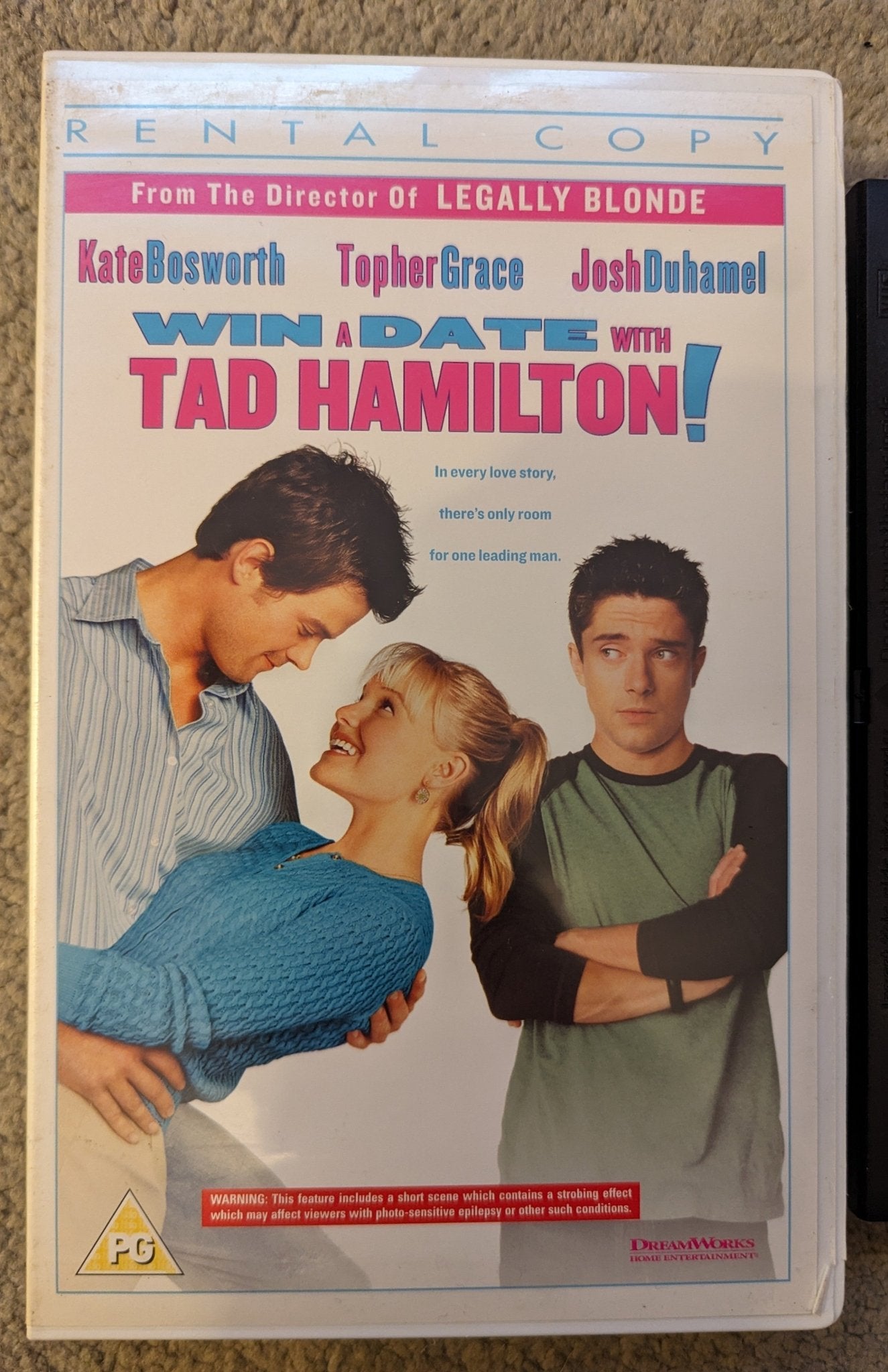 Win A Date With Ted Hamilton! (2004) VHS Video Ex Rental - Flippin Retro Video Shop