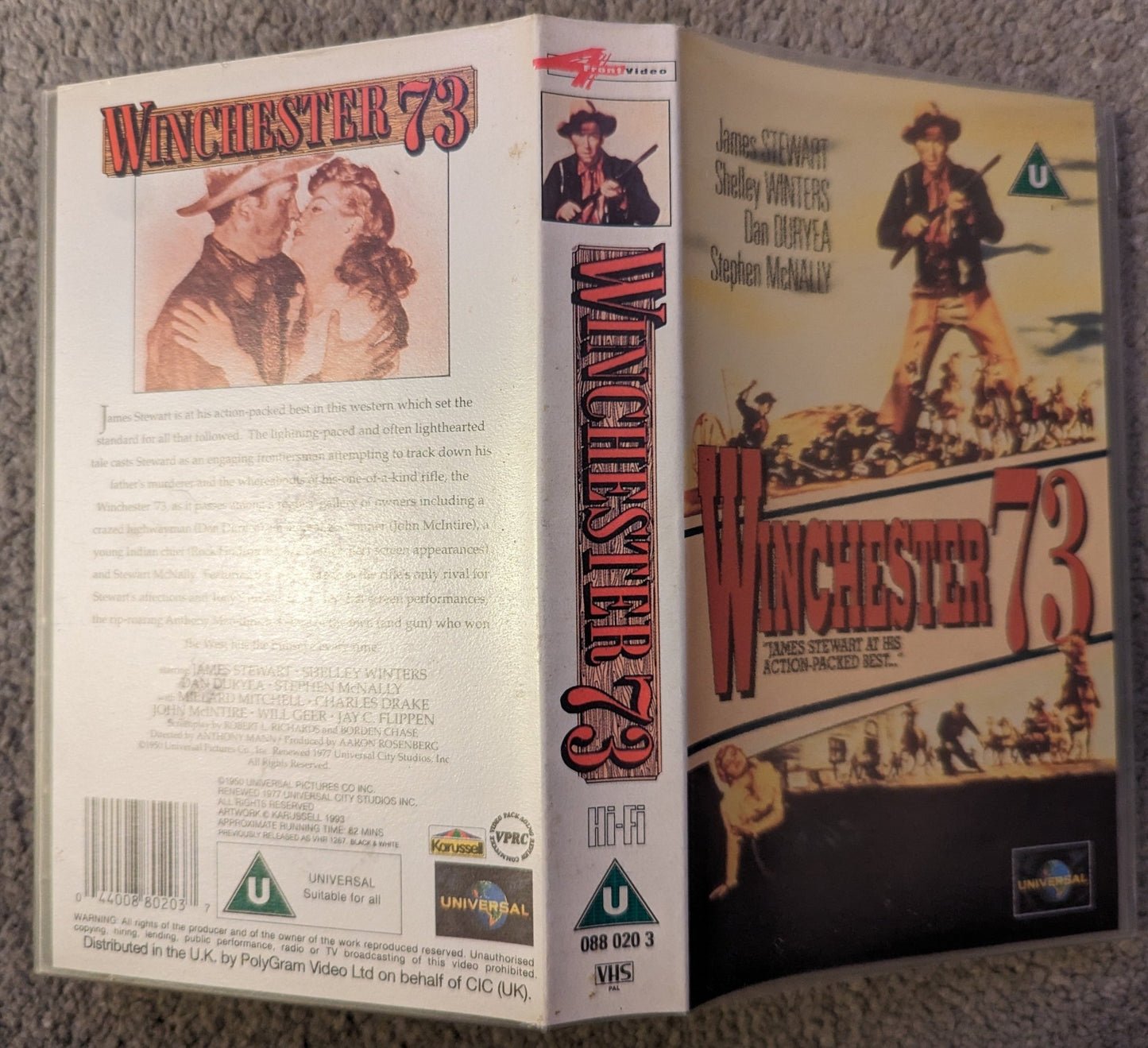 Winchester 73 (1950) VHS Video - Flippin Retro Video Shop