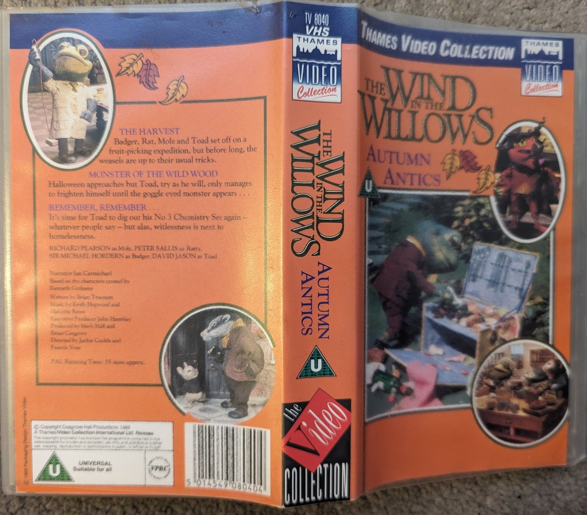 Wind In The Willows Autumn Antics VHS Video - Flippin Retro Video Shop