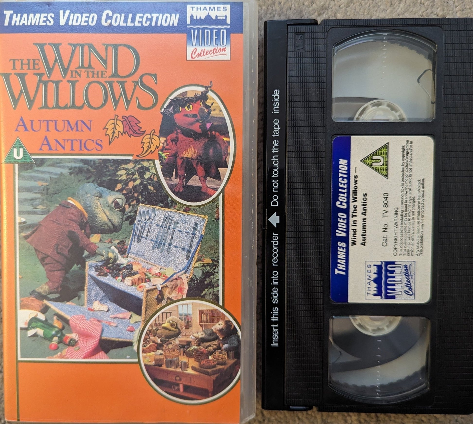 Wind In The Willows Autumn Antics VHS Video - Flippin Retro Video Shop