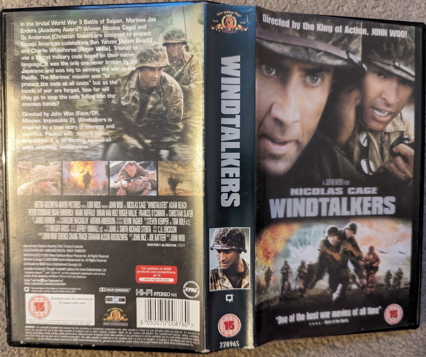 Windtalkers (2002) VHS Video - Flippin Retro Video Shop