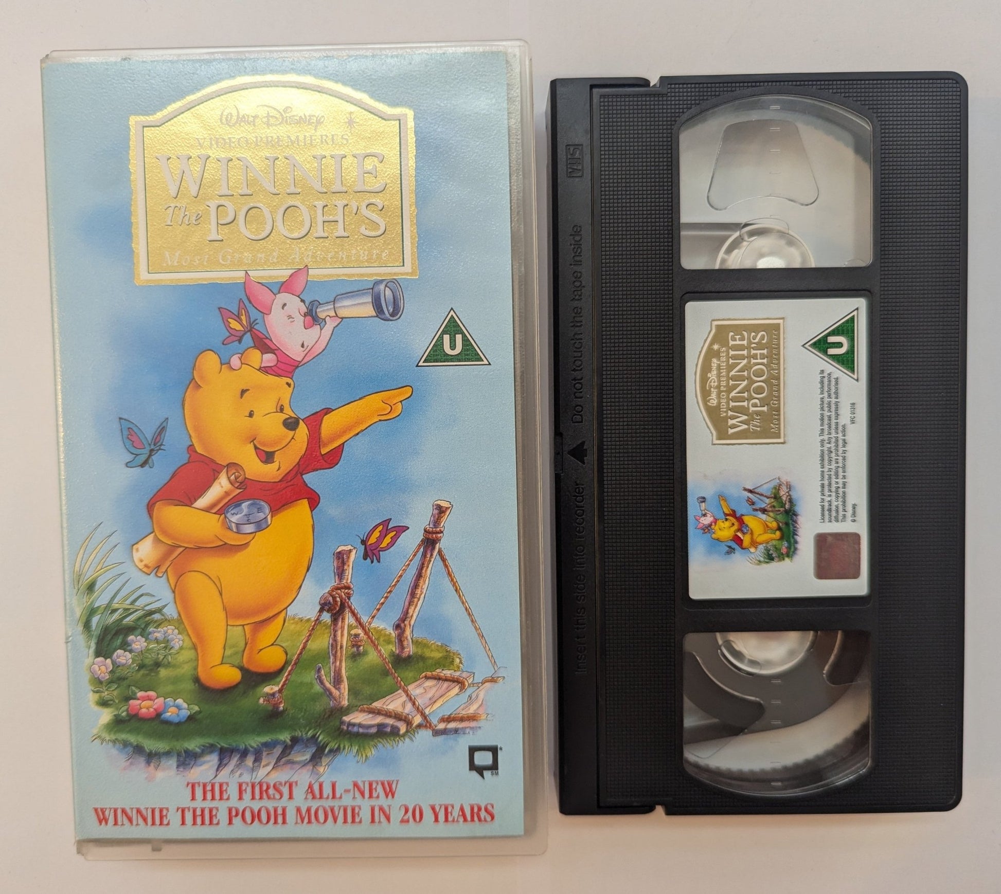 Winnie The Pooh The Grand Adventure (1997) VHS Video - Flippin Retro Video Shop