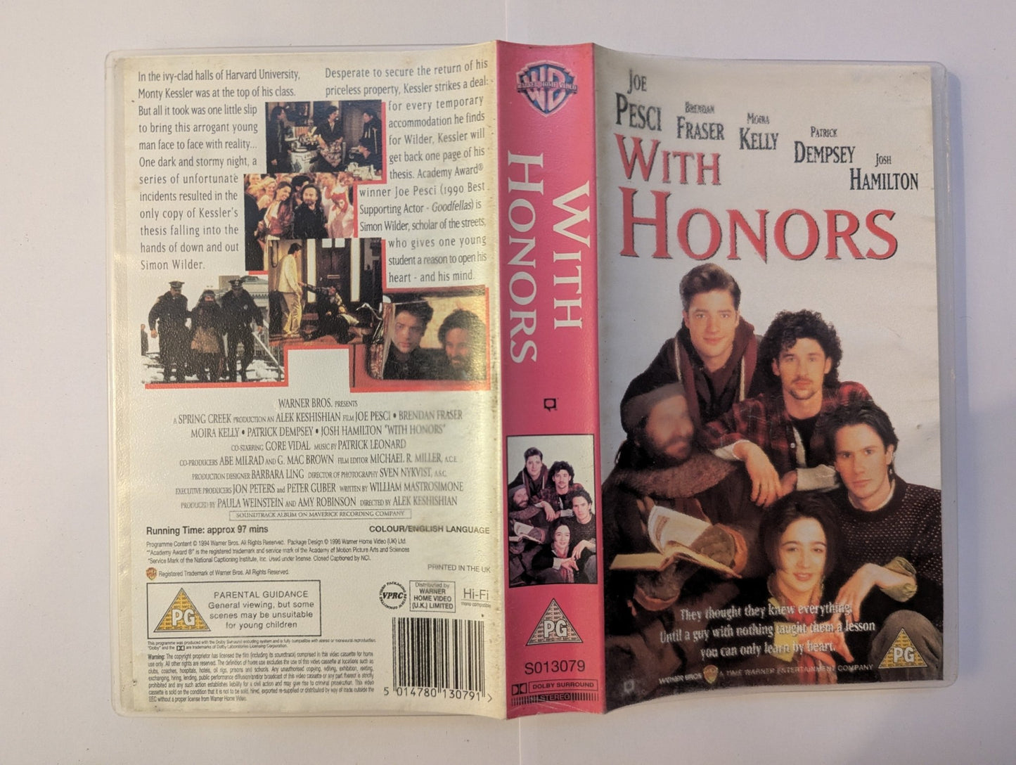 With Honors (1995) VHS Video - Flippin Retro Video Shop