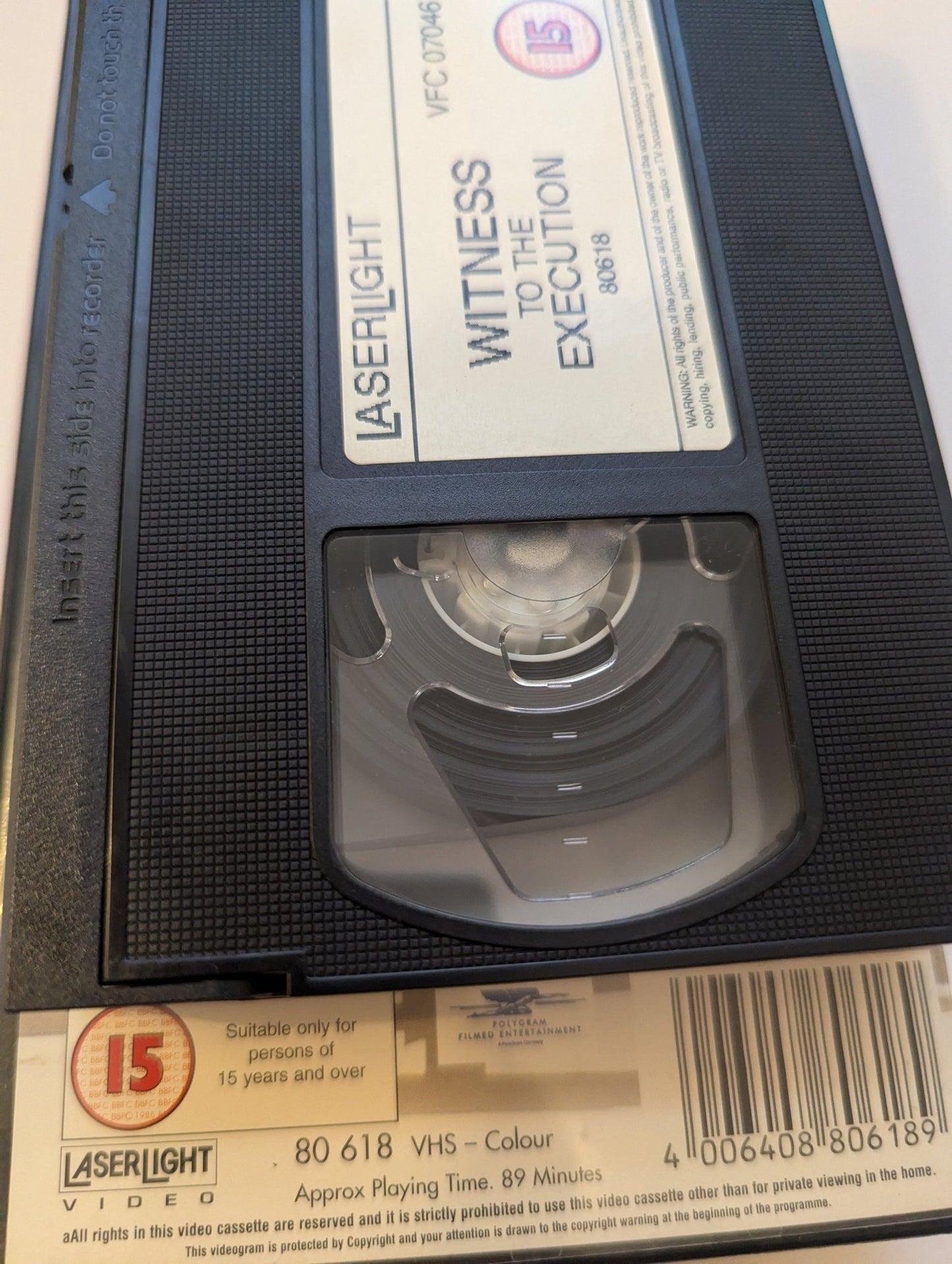 Witness To The Execution (1994) VHS Video - Flippin Retro