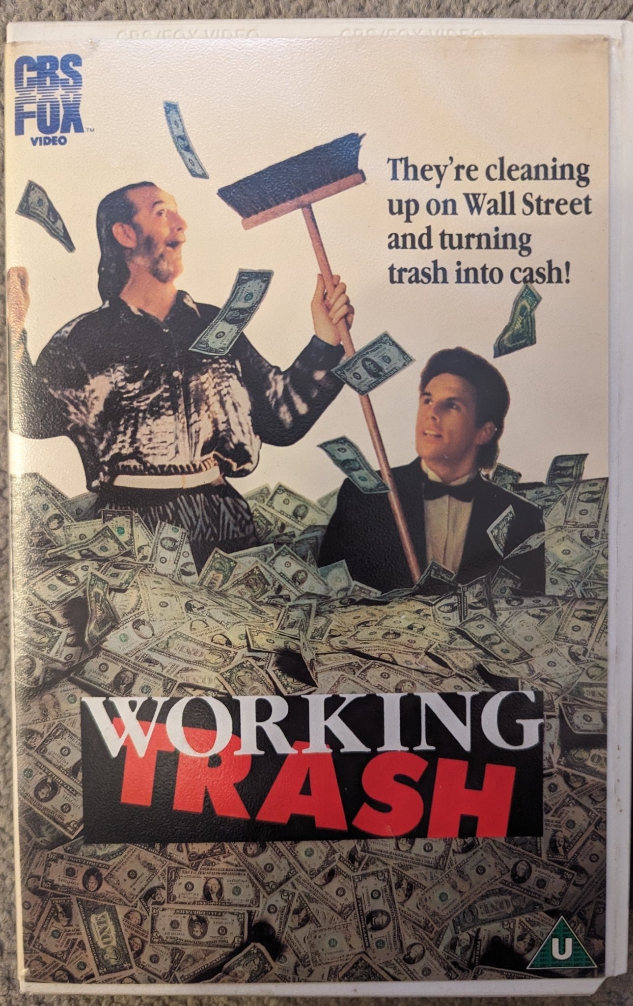 Working Trash (1990) VHS Video Ex Rental - Flippin Retro Video Shop