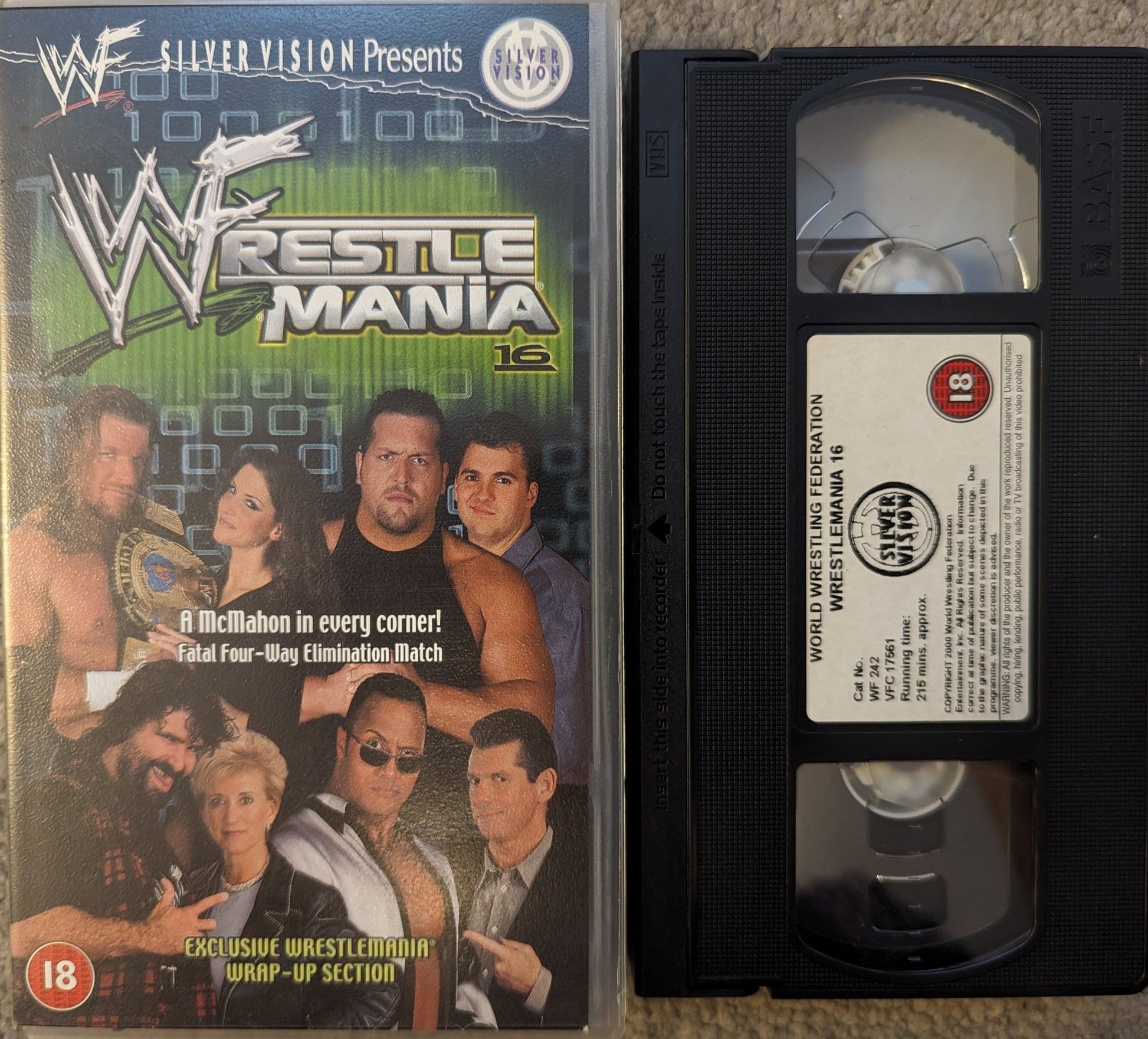 Wrestlemania 16 VHS Video - Flippin Retro Video Shop