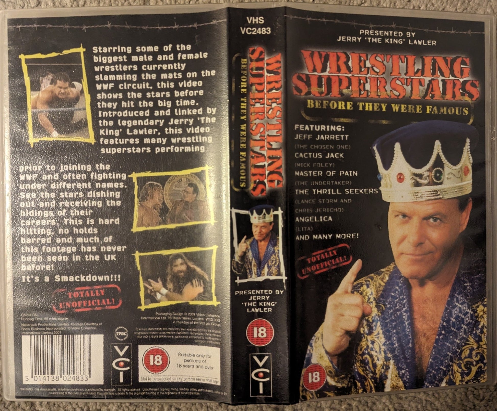 Wrestling Superstars Before They Were Famous VHS Video - Flippin Retro Video Shop