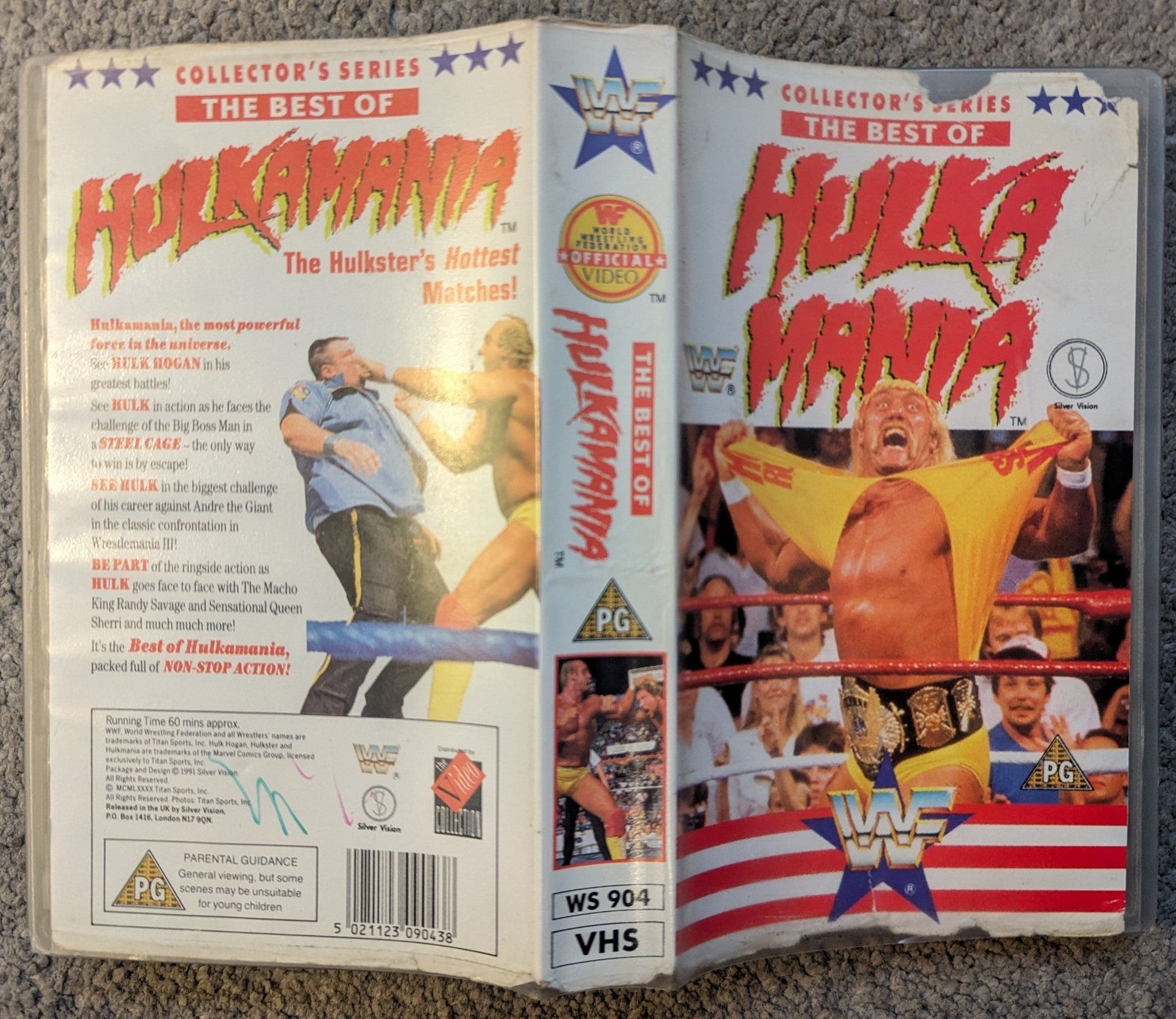 WWF The Best Of Hulkamania VHS Video - Flippin Retro Video Shop