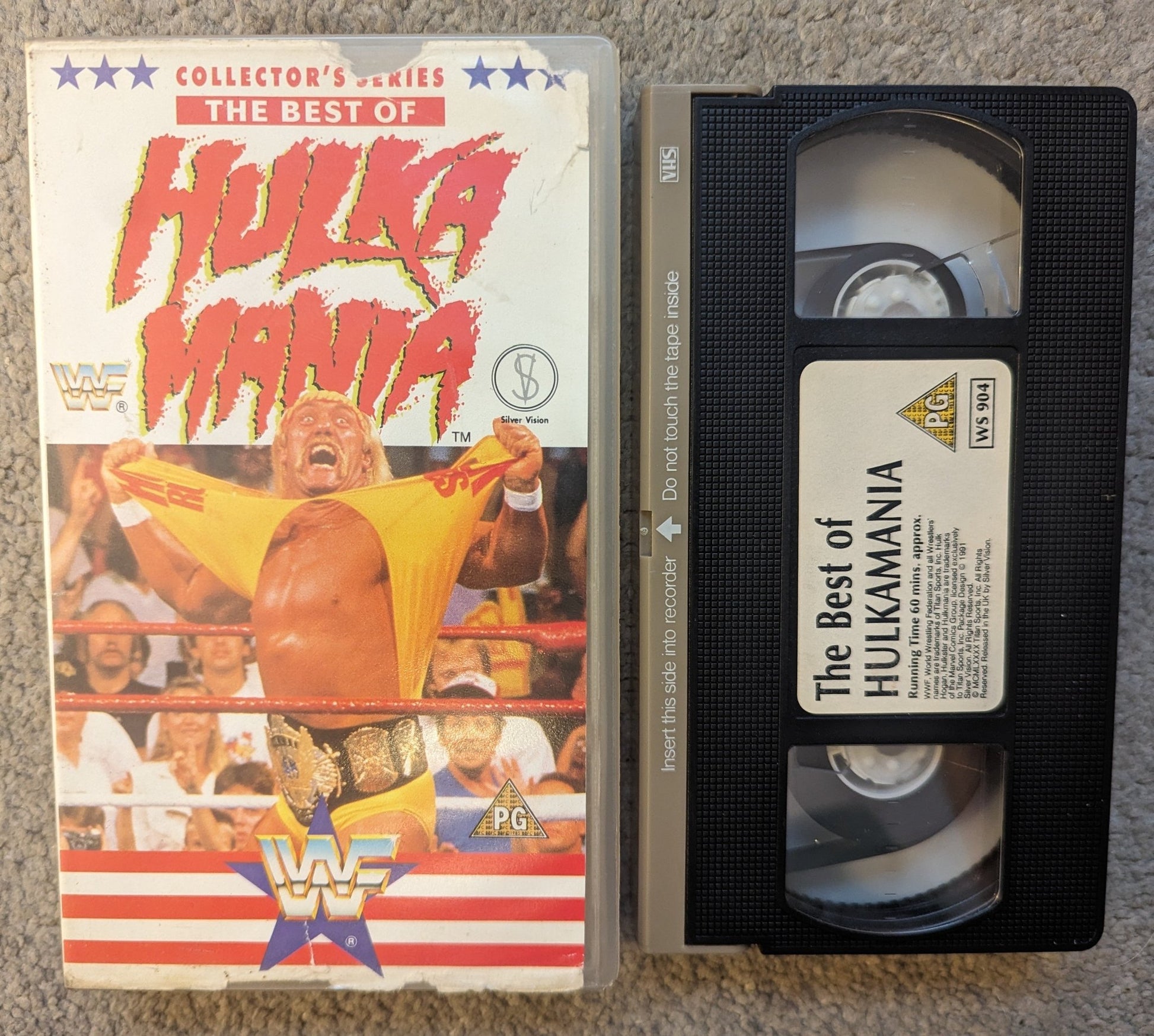 WWF The Best Of Hulkamania VHS Video - Flippin Retro Video Shop