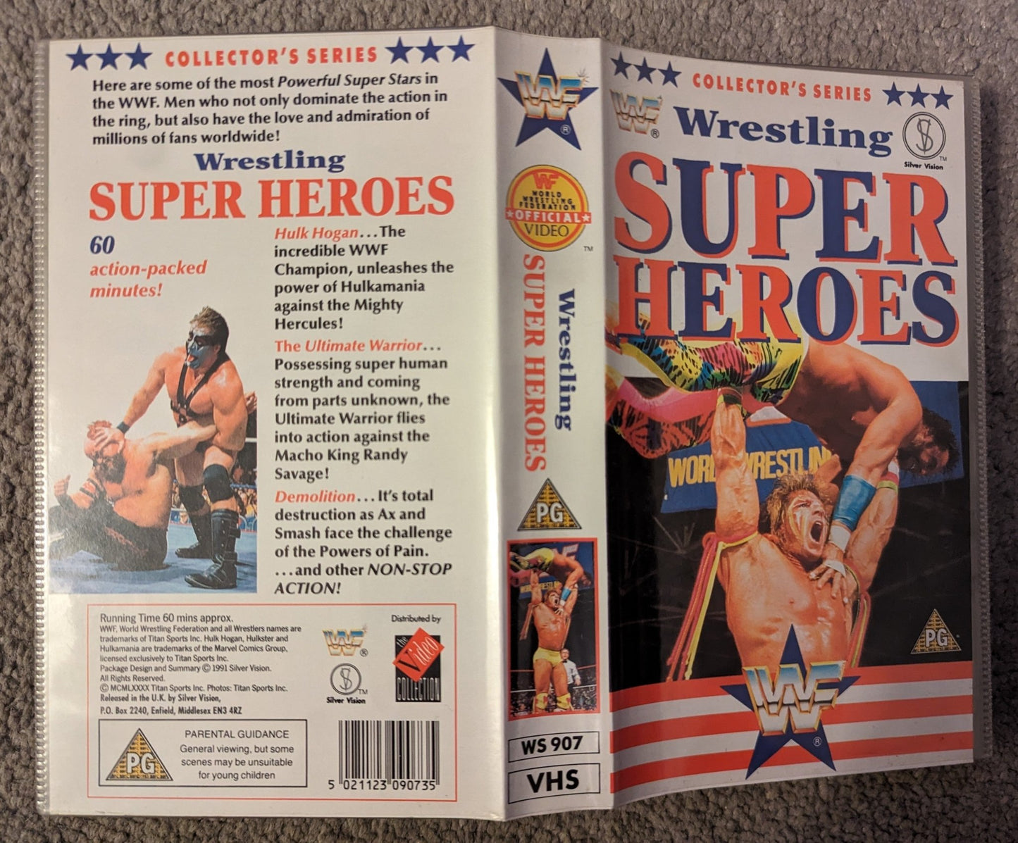 WWF Wrestling Super Heroes VHS Video - Flippin Retro Video Shop