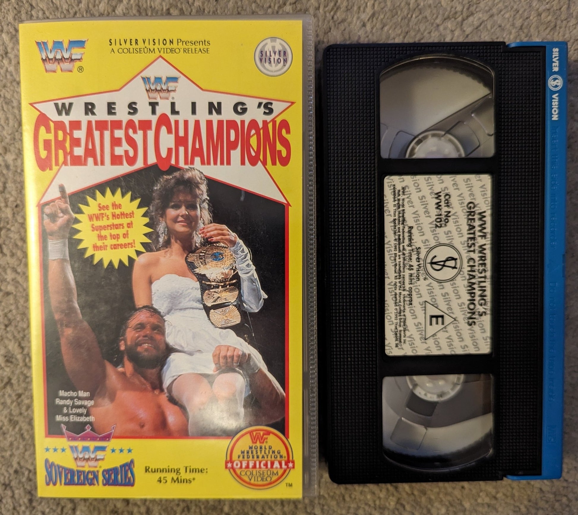 WWF Wrestling's Greatest Champions VHS Video - Flippin Retro Video Shop