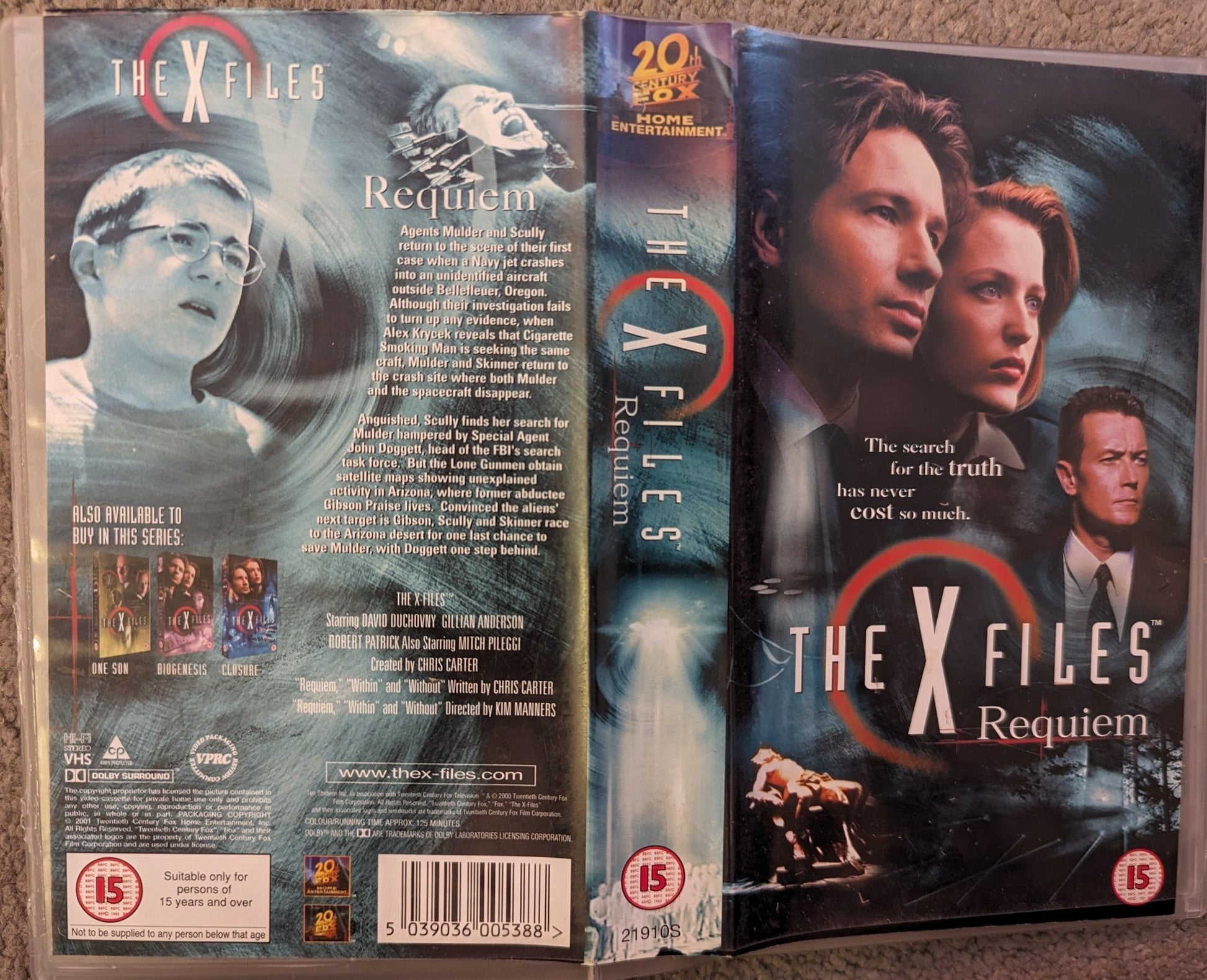 X - Files Requiem VHS Video *Sealed* - Flippin Retro Video Shop