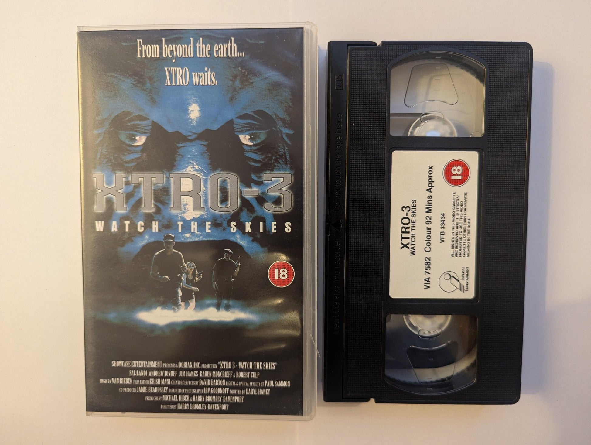 Xtro - 3 Watch The Skies (1995) VHS Video - Flippin Retro Video Shop