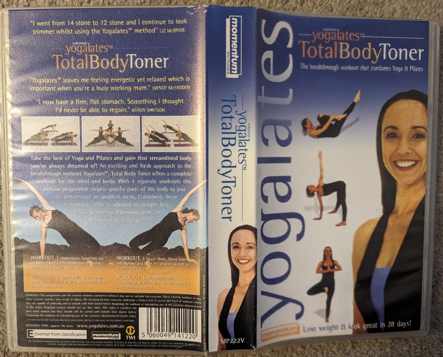 Yogalates Total Body Toner VHS Video *Sealed* - Flippin Retro Video Shop