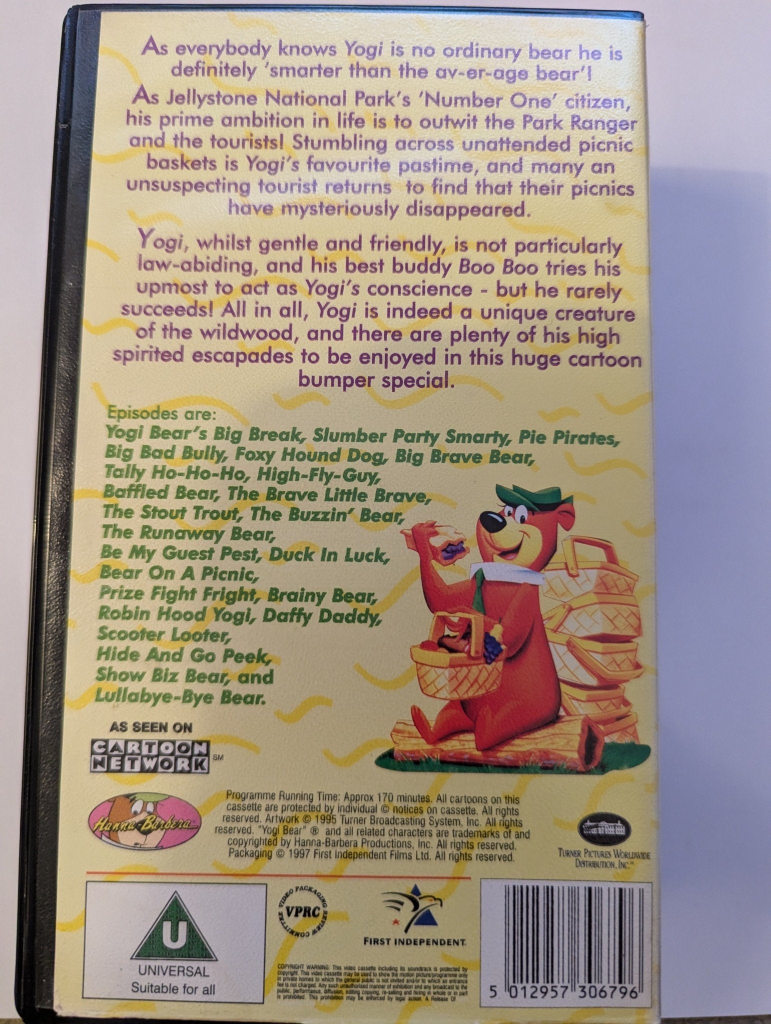 Yogi Bear Bumper Edition VHS Video - Flippin Retro