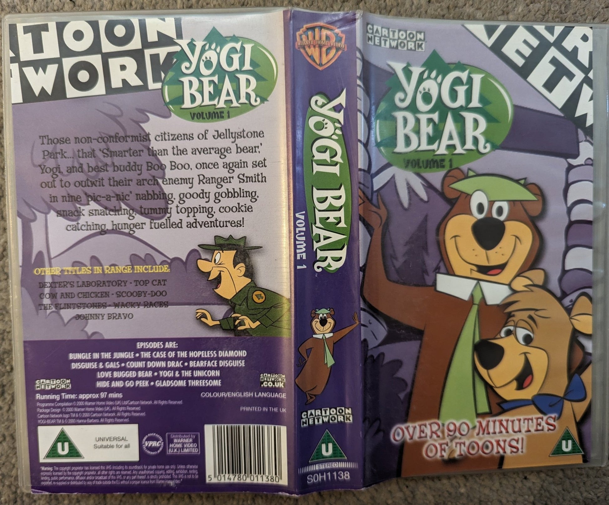 Yogi Bear Volume 1 VHS Video - Flippin Retro Video Shop