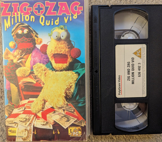 Zig & Zag The Million Quid Vid VHS Video - Flippin Retro Video Shop