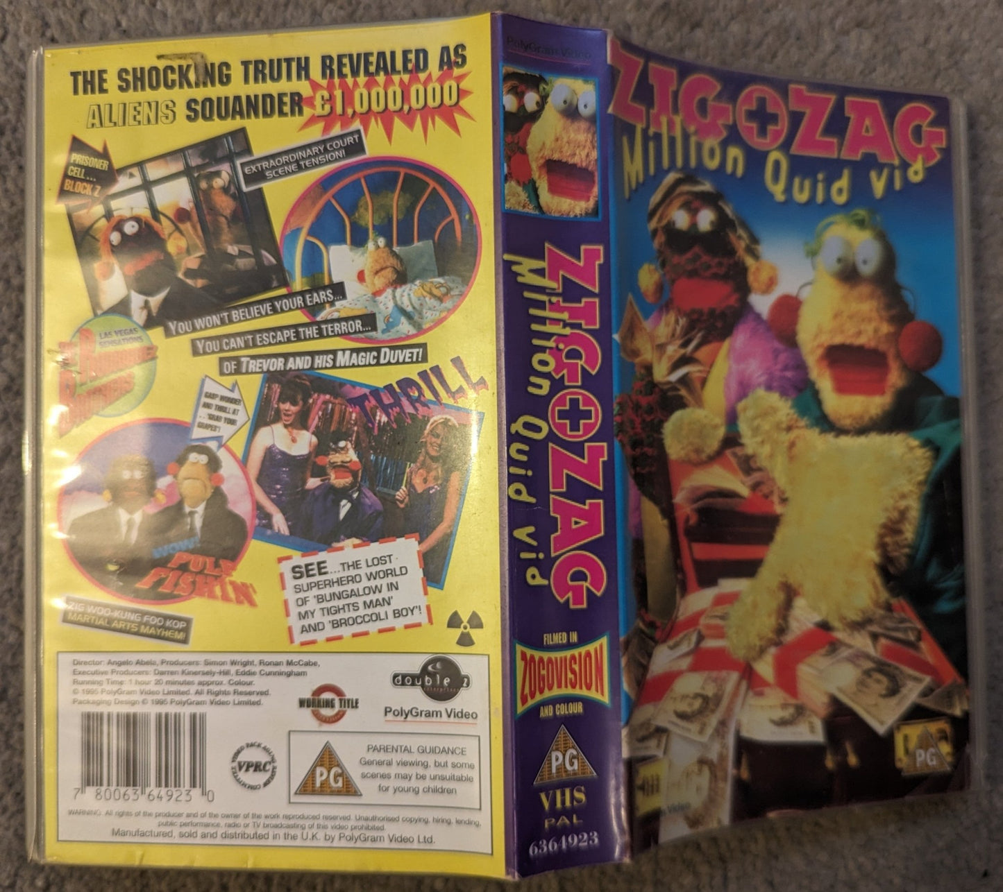 Zig & Zag The Million Quid Vid VHS Video - Flippin Retro Video Shop