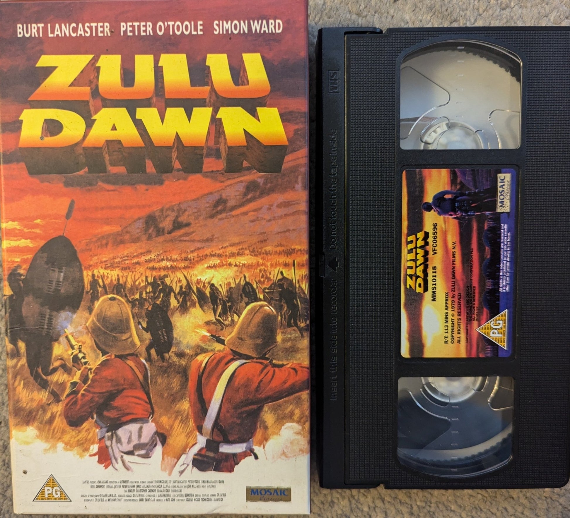 Zulu Dawn (1979) VHS Video - Flippin Retro Video Shop